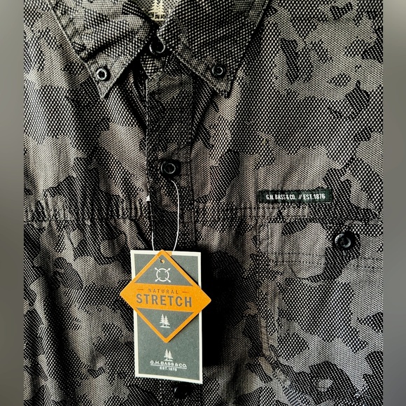 GH Bass Black Camo Shirt Large - Picture 3 of 6